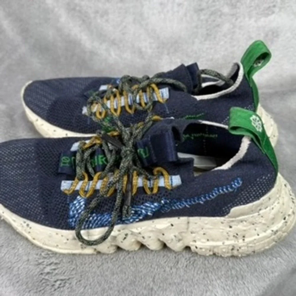 Nike Space Hippie 01 Men‎ Dark Navy Green Volt DJ3050 400 Athletic Shoes Size 7